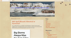 Desktop Screenshot of minnesotaforecaster.com